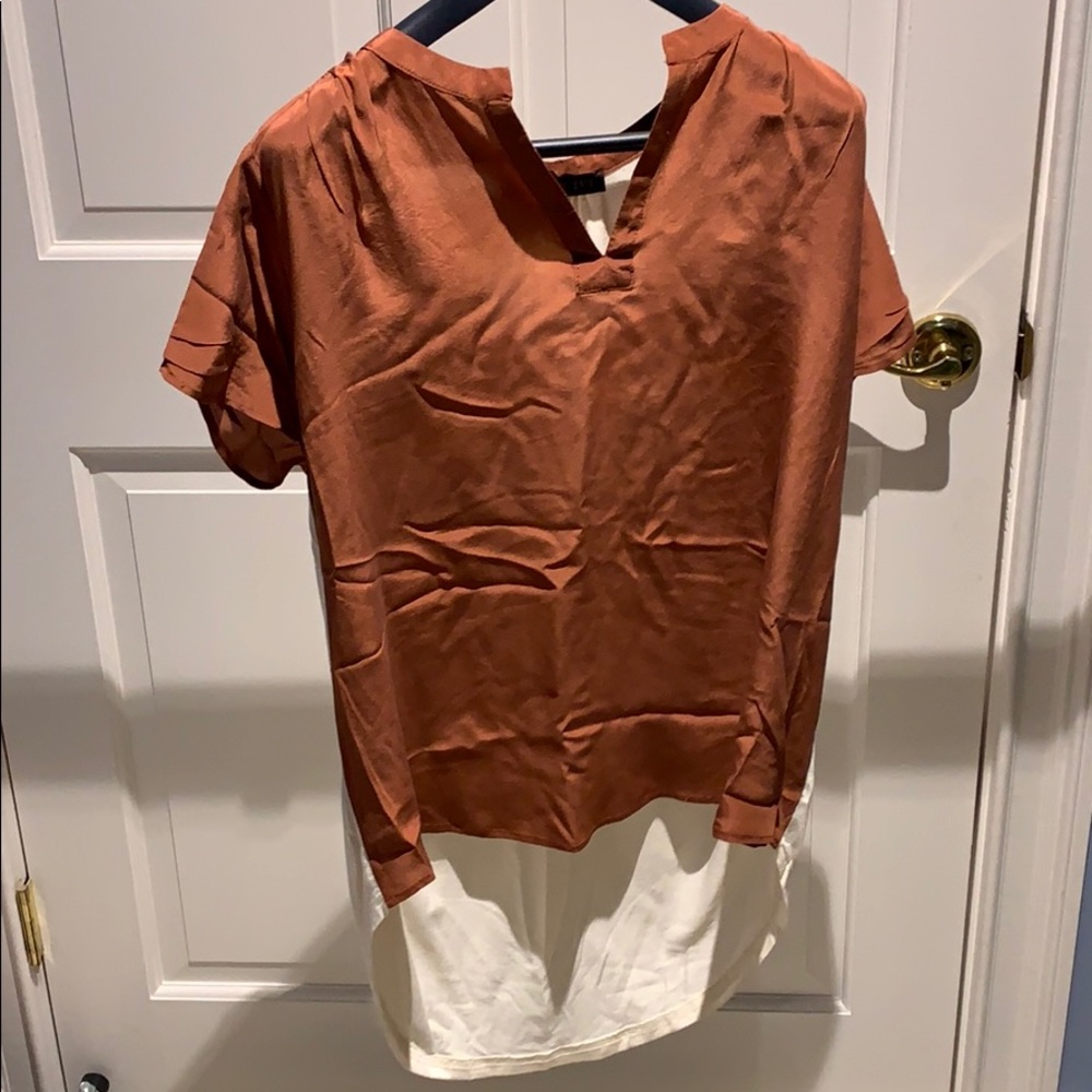 Golden Maroon Blouse
